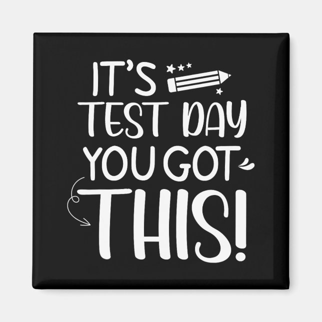 Aimant Test Day C'est Test Day Vous avez ce professeur St (Devant)