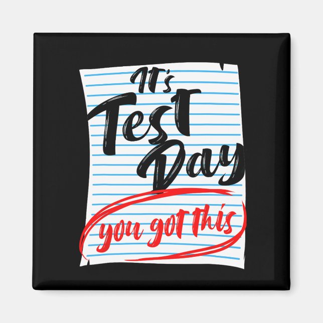 Aimant Test Day Vous Avez Obtenu Ce Test D'Enseignant (Devant)