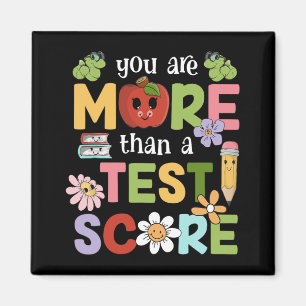 Aimant Test Day Vous Êtes Plus Qu'Un Test Score Hommes Fe