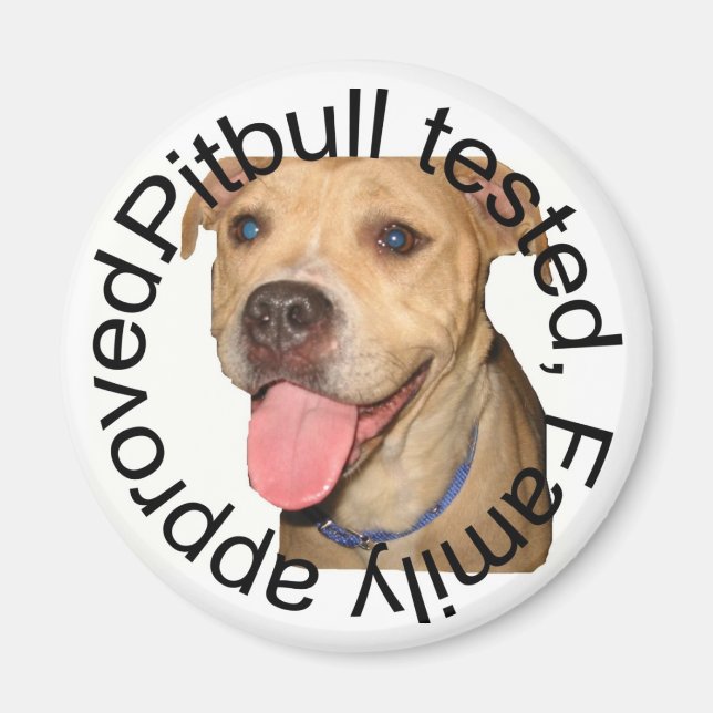 Aimant testé par Pitbull (Devant)