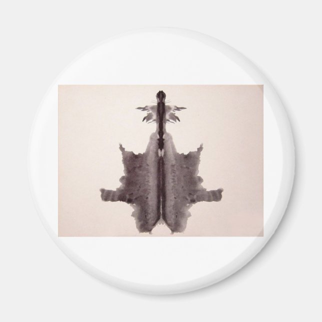 Aimant Tester l'Encre de Rorschach Plaque 6 Cacher le tap (Devant)