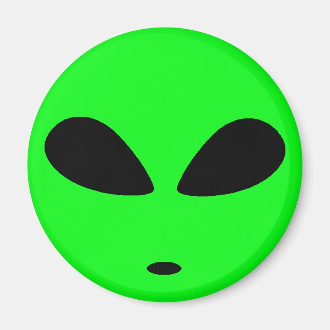 AIMANT TÊTE ALIEN VERTE (Devant)