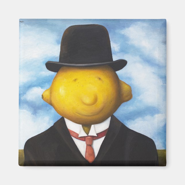 Aimant Tête de citron (Devant)