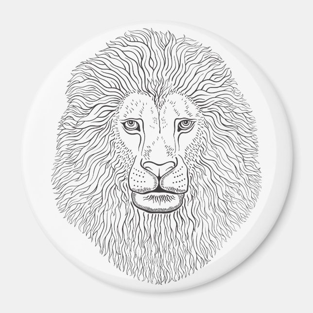 Aimant Tête de lion (Devant)