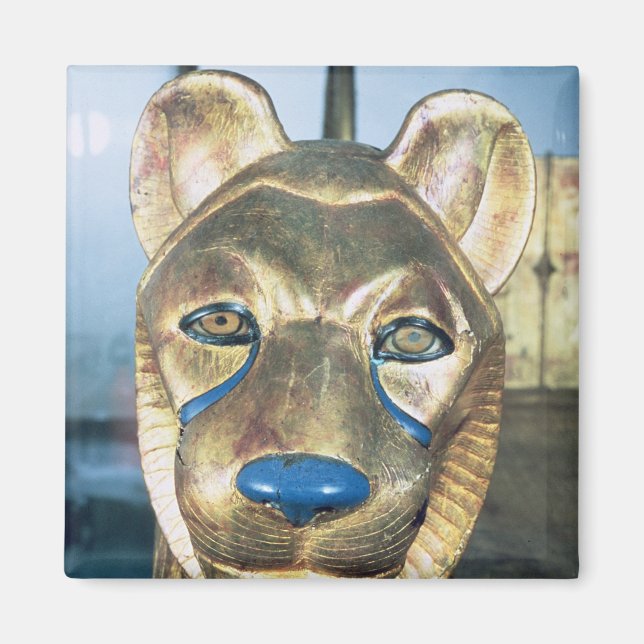 Aimant Tête de lit funéraire en forme de lion (Devant)