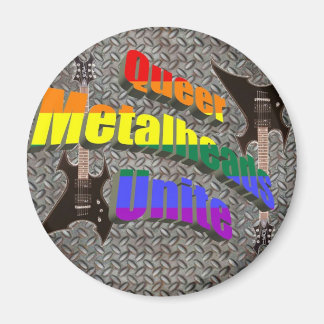 Aimant Tête de métal Queer