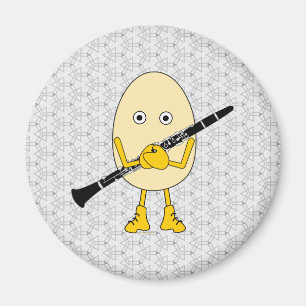 Aimant Tête d'oeuf clarinette