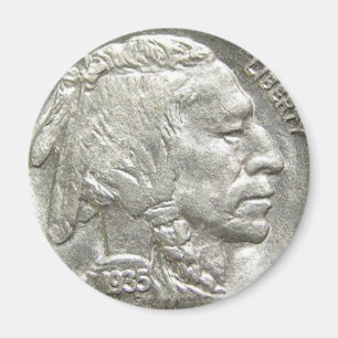AIMANT TÊTE INDIENNE NICKEL