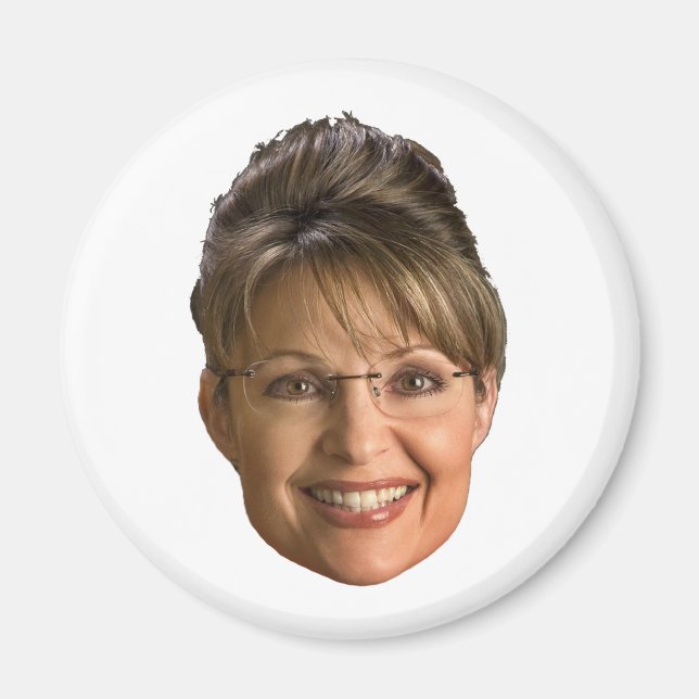 Aimant tête sarah palin (Devant)