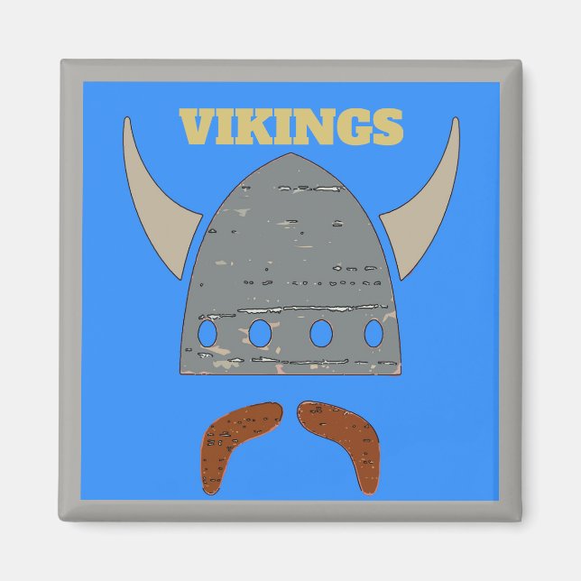 Aimant Tête viking (Devant)