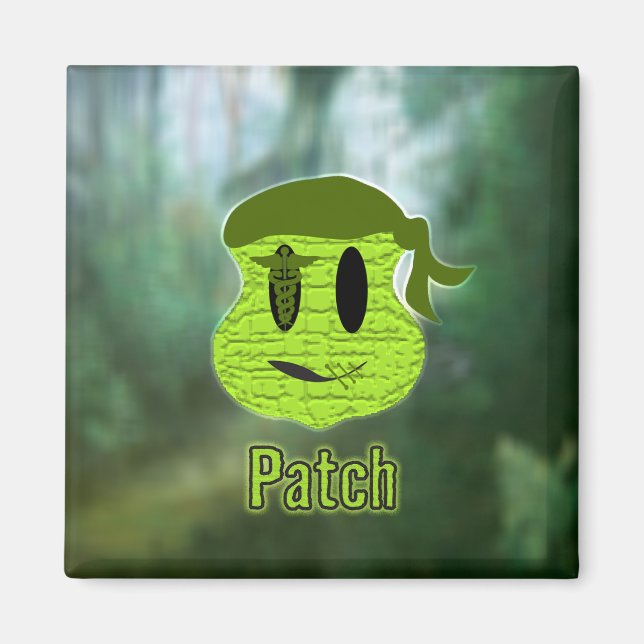 Aimant Têtes vaudou ~ Marais (Devant)