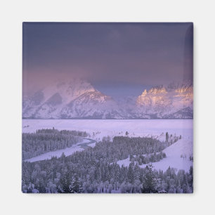 Aimant Teton Range from Snake River Overlook, Grand