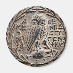 Aimant Tetradrachm en argent d'Athènes