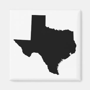 Aimant Texas à Black and White