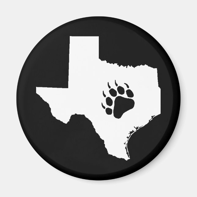 Aimant Texas Bear Paw (Devant)