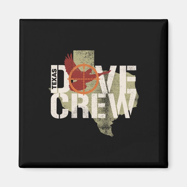 Aimant Texas Dove Crew Correspondance Dove Trip (Devant)