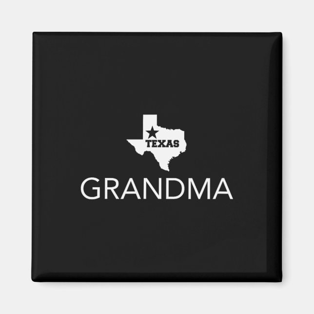 Aimant Texas Family State of Tx Fier Grandma Texas Vacat (Devant)