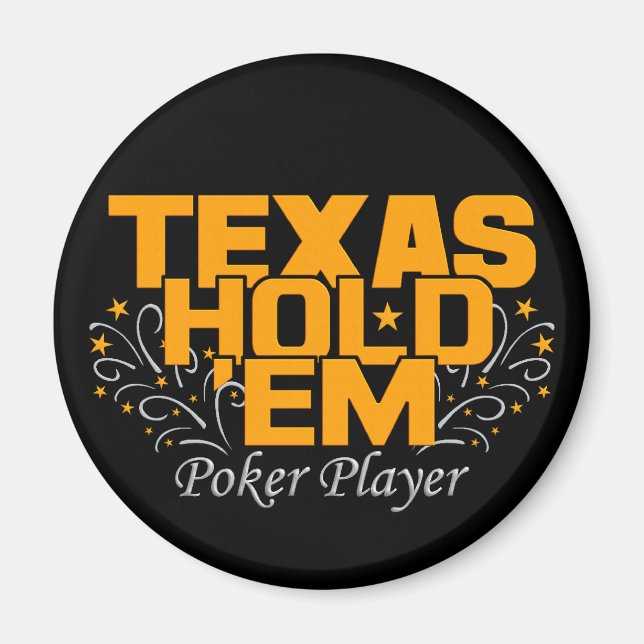 Aimant Texas Hold'Em Poker (Devant)