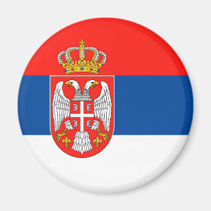 Aimant texte de nom de symbole de nation de drapeau de