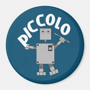 Aimant Texte du robot Piccolo