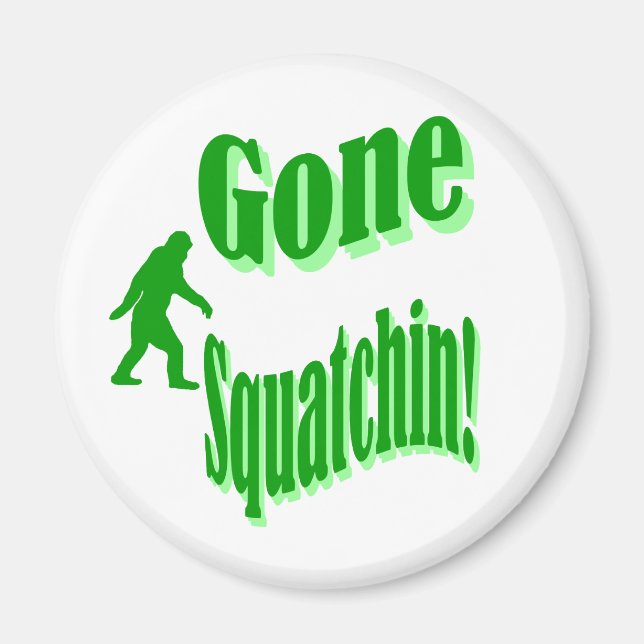 Aimant Texte du slogan vert parti (Devant)