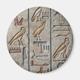 Aimant Texte gravé en langue Égypte antique Hiéroglyphe