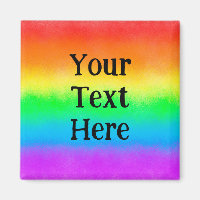 Texte personnalisable LGBT | drapeau arc-en-ciel