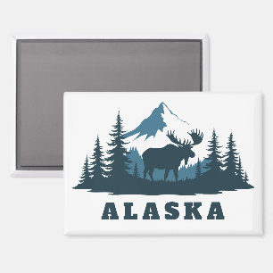 Aimant Texte personnalisé ALASKA