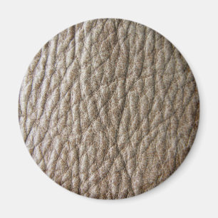 Aimant Texture brune approximative de cuir de faux, un