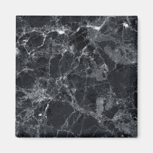 Aimant Texture en marbre noir