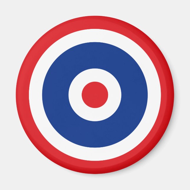 Aimant Thai Flag Roundel Target (Devant)