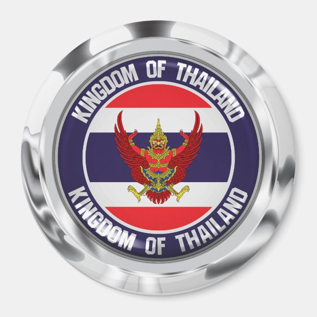 Aimant Thailand Round Emblem (Devant)