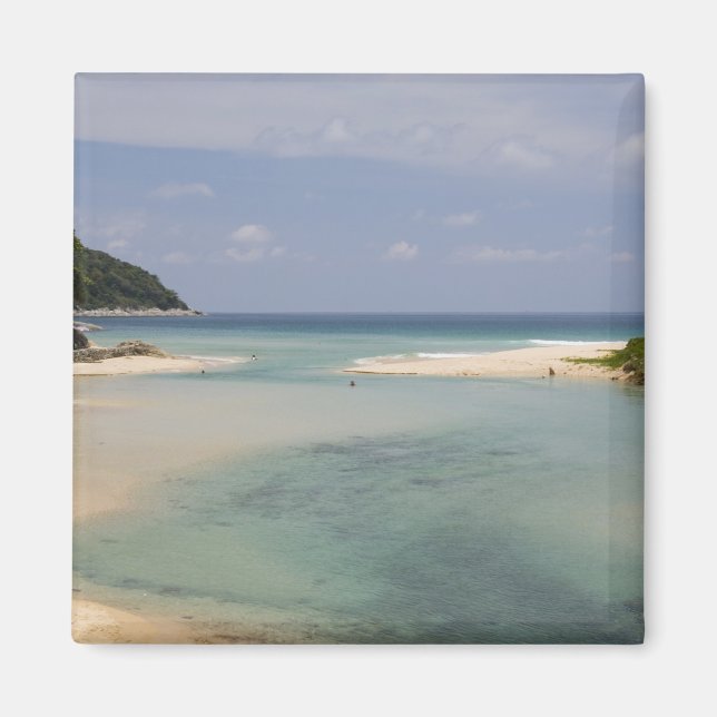 Aimant Thaïlande, Phuket, plage de Nai Harn. (Devant)