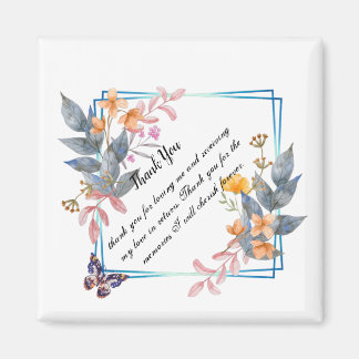 Aimant Thank you design