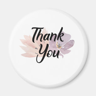 Aimant Thank You Favor Floral