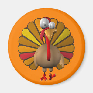 Aimant Thanksgiving drôle Turquie