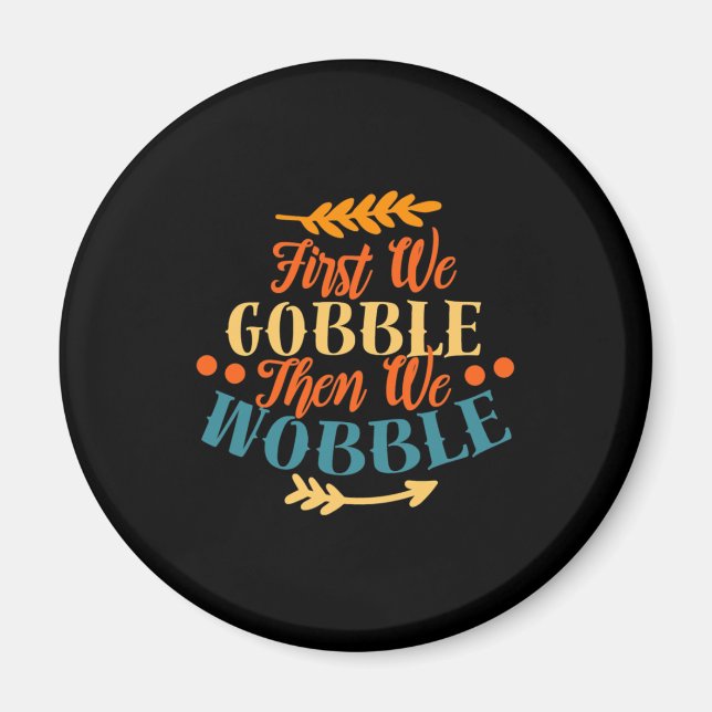 Aimant Thanksgiving Funny Thanksgiving Fall Autumn Season (Devant)