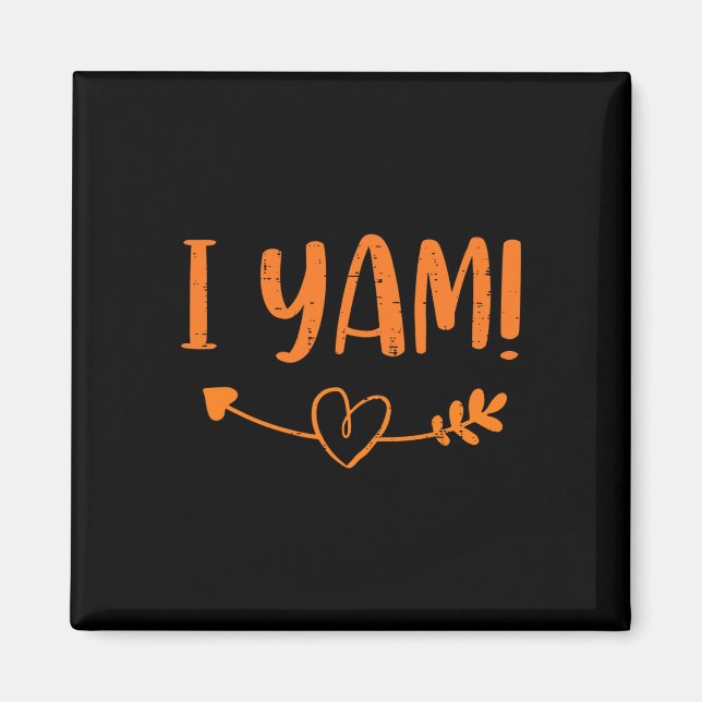 Aimant Thanksgiving Matching Couple She's My Sweet Potato (Devant)