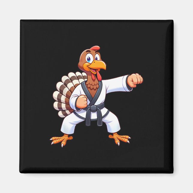 Aimant Thanksgiving Mixed martial art Kickboxing Judo Kar (Devant)