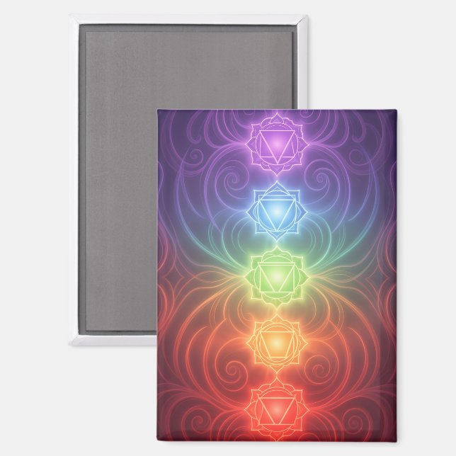 Aimant The 7 Chakras´9 (Recto/Verso)
