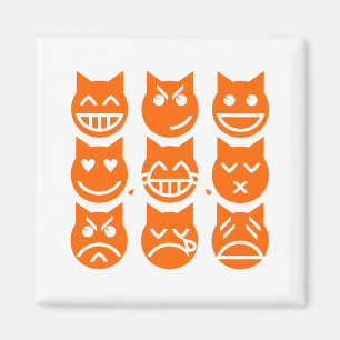 Aimant The 9 Lives of the Emoji Cat