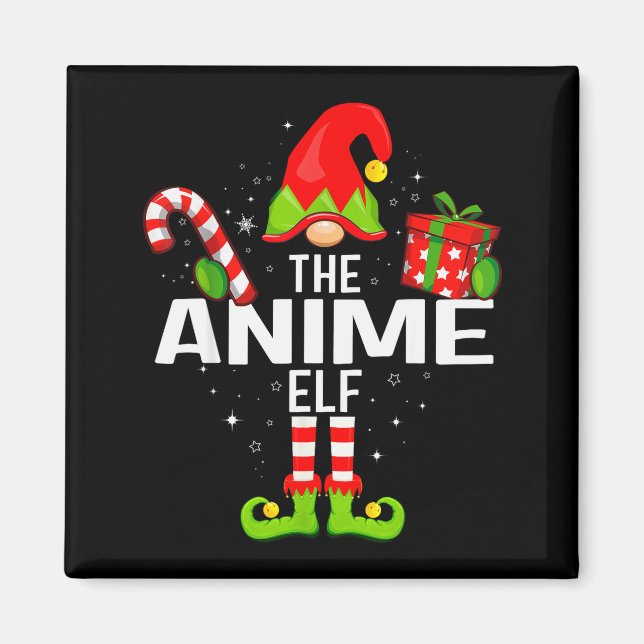 Aimant The Anime Elf Family Christmas Pajama Xmas  (Devant)