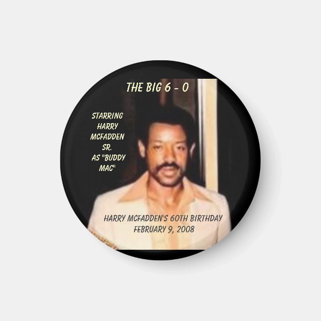 Aimant The Big 6 - 0, Star... (Devant)