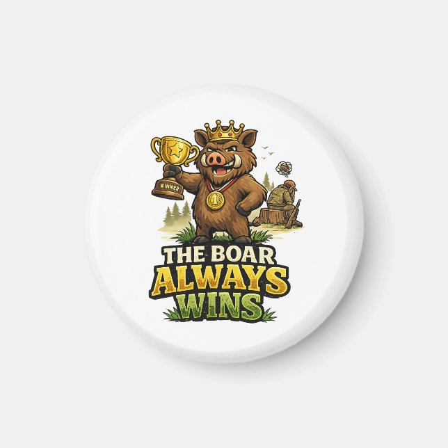 Aimant The Boar Always Wins (Devant)