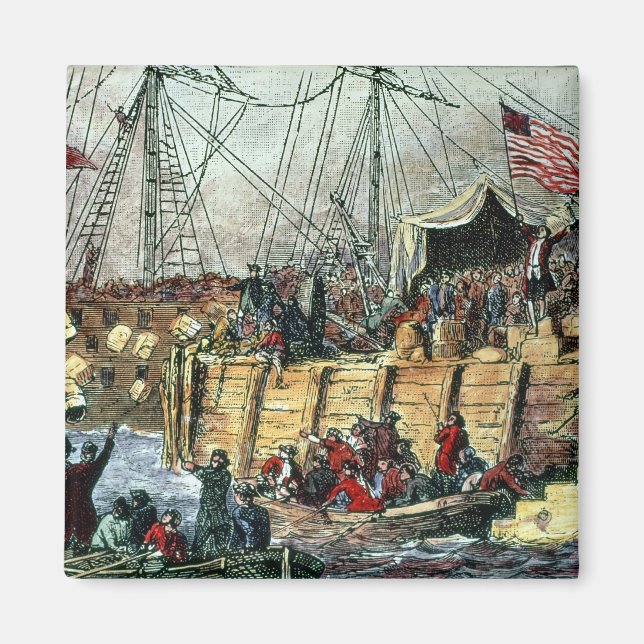 Aimant The Boston Tea Party, 16 décembre 1773 (Devant)
