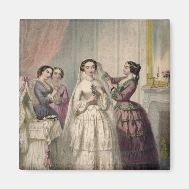 Aimant The Bride, gravée par J. Battannier, 1852-53 (Devant)