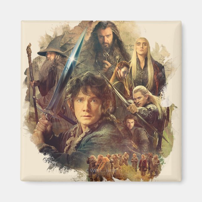 Aimant The Company and Elves of Mirkwood (Devant)