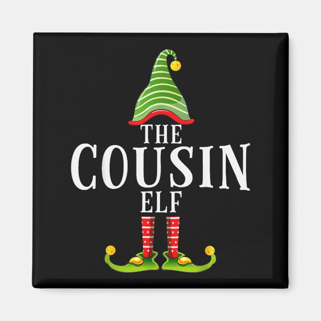 Aimant The Cousin Elf Funny Matching Pajama Xmas  (Devant)