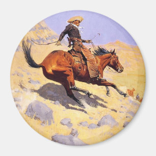 Aimant The Cowboy (par Frederic Remington)