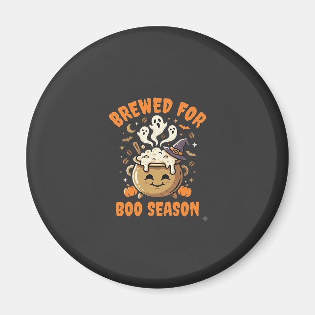 Aimant Thé de Halloween Saison de Boo (Devant)